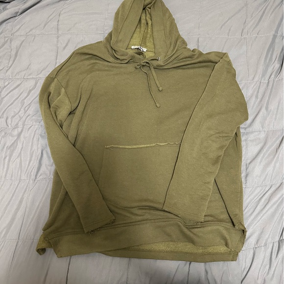 Women's Zara Oversized Hoodie in Army Green - Size Small - Picture 2 of 7